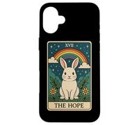 The Hope Bunny Tarot - Orgullo minimalista LGBTQ+ Carcasa para iPhone 16 Plus