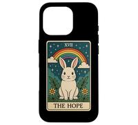 The Hope Bunny Tarot - Orgullo minimalista LGBTQ+ Carcasa para iPhone 16 Pro
