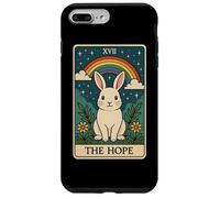The Hope Bunny Tarot - Orgullo minimalista LGBTQ+ Carcasa para iPhone 7 Plus/8 Plus