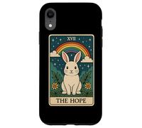 The Hope Bunny Tarot - Orgullo minimalista LGBTQ+ Carcasa para iPhone XR