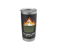 The Horrors Persist But So Do I Dumpster Girls Duck Lover Vaso térmico de acero inoxidable de doble pared