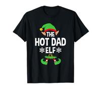 The Hot Dad Elf Party Family Group Matching Father X-Mas Camiseta