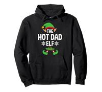 The Hot Dad Elf Party Family Group Matching Father X-Mas Sudadera con Capucha