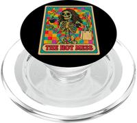 The Hot Mess Retro Esqueleto Cuadros Humor Arte PopSockets PopGrip para MagSafe