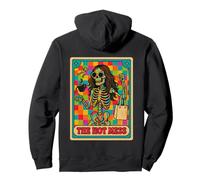 The Hot Mess Retro Esqueleto Cuadros Humor Arte Sudadera con Capucha