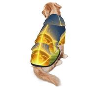 The Hot Sun Dog - Sudadera con capucha para perros medianos y grandes, ropa de poliéster suave para mascotas, adecuada para todas las estaciones