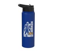 The Hot The Fire The Cooler The Fighter Cita Bombero Stainless Steel Insulated Water Bottle
