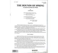 The Hounds of Spring - Concert Band - SCORE