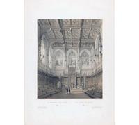 The House of Lords London England in the mid-19th century. After a print by Louis Jules Arnout. Póster impreso por Ken Welsh (14 x 19)