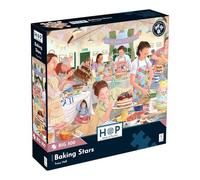 The House of Puzzles | Baking Stars Big 500 Piece Jigsaw Puzzle | Food Theme for Adults
