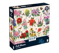 The House of Puzzles | Full Bloom Grand Puzzle 500 piezas | Tema Jardín y Flores | Artista Robert Barry | Fabricado de forma sostenible con cartón certificado FSC