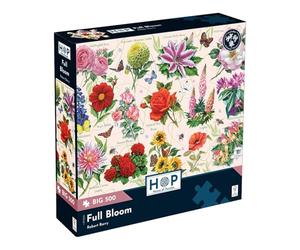 The House of Puzzles | Full Bloom Grand Puzzle 500 piezas | Tema Jardín y Flores | Artista Robert Barry | Fabricado de forma sostenible con cartón certificado FSC