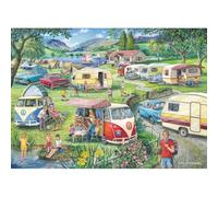The House of Puzzles - Puzzle de 1000 piezas, motivo Happy Holidays (felices fiestas)
