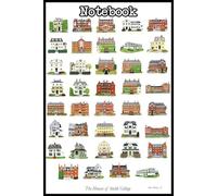 The Houses of Smith College Notebook: 110 lined pages, 6” x 9” size, finished with a glossy cover - perfect for everyday note-taking.