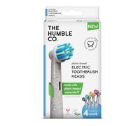 The Humble Co. Cabezales compatibles con Oral B, con materiales a base de plantas, repuesto para cabezales Oral B, suaves y una alternativa sostenible, cabezales para cepillos de dientes Oralb, 4