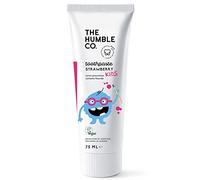 The Humble Co. Natural Pasta de Dientes con Flúor para Niños, Fresa, Ecológico, Vegano, Aprobado por el Dentista, Previene Mal Aliento, Caries, Placa, Multicolor, Fresa - para Niñas, 75 Ml