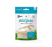 The Humble Co. Selecciones de Hilo a Base de Plantas | Menta Fresca | Ecológico, Vegano para su Cuidado Bucal Diario, Aprobado por el Dentista - Elimina la Placa y le da una Sensación Fresca (2 x 50p)