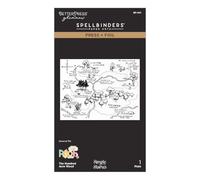 The Hundred Acre - Prensa de madera + placa de aluminio con historias simples