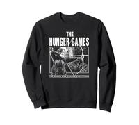 The Hunger Games Black and White Katniss Action Movie Sudadera