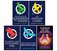 The Hunger Games Collection 5 Books Set By Suzanne Collins (The Ballad of Songbirds and Snakes, The Hunger Games, Catching Fire, Mockingjay & Sunrise on the Reaping)