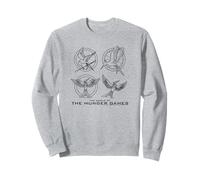 The Hunger Games Mockingjay Icons Movie Sudadera