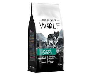 The Hunger of the Wolf Alimento seco para cachorros y perros jóvenes de razas grandes y gigantes, fórmula con alto contenido de carne de aves de corral - 14 kg