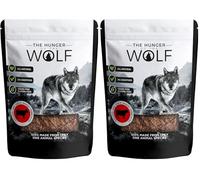 The Hunger of The Wolf - Snack de Carne de Vaca para Perros, 200 g (Paquete de 2)