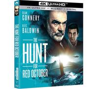 The Hunt For Red October (4K UHD Blu-ray) Sean Connery (Importación USA)
