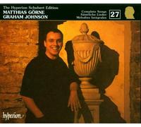 The Hyperion Schubert Edition 27 / Matthias Goerne, Christine Schaefer, Graham Johnson by Matthias Goerne (2001-04-02)
