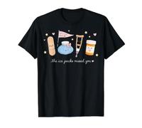 The Ice Packs Missed You Welcome Back School Nurse Camiseta gráfica económica, Hombre, Negro, S