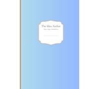 The Idea Atelier: Lined Notebook for Women & Girls | Notes, Lists, Planning & Journaling | 110 Pages | Aquamarine Edition: Minimal design with clean lined pages