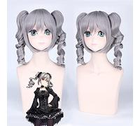 The Idol Master Cenicienta Girl Kanzaki Ranko Cuerpo Principal + Doble Coleta Rizada Cos Wig Anime Cos Wig Headdress Hat Plenty