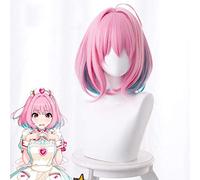 THE IDOLM STER Pelucas de Cosplay Yumemi Riamu Peluca de Cosplay Peluca Sintética Resistente al Calor Cabello Pelucas de Carnaval de Halloween + Tapa de Peluca Talla Única como muestra la imagen