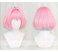 The Idolmaster Cinderella Girls Yumemi Riamu Wig 35cm Short Bobo Styled Heat Resistant Synthetic Hair Cosplay Wigs + Wig Cap