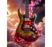 The Ignition: A Vibrant Composition Notebook for Electric Guitar Gods: A Tom Drapper Creator's Journal for Riffs, Lyrics, and Sonic Explosions | 7.5x9.25", 110 Pages