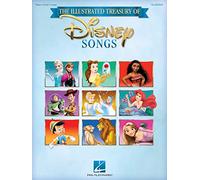 The Illustrated Treasury of Disney Songs: Piano-vocal-guitar