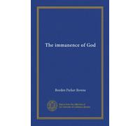 The immanence of God