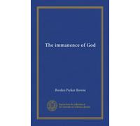 The immanence of God
