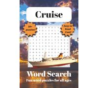 The Incredible Cruise Word Search Puzzle Book: Word Searches with Easy to Read Print about Ocean, Calm, Fish and More | 6x9 inches, 110 pages | 50+ ... Gift for Vacations, Holidays and Free Times