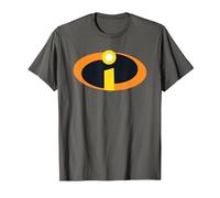 The Incredibles 2 Costume Logo Camiseta, Hombre, Asfalto, 3XL