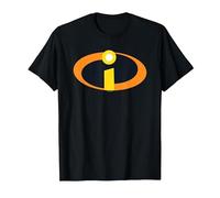 The Incredibles 2 Costume Logo Camiseta, Hombre, Negro, 4XL