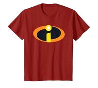The Incredibles 2 Costume Logo Camiseta, Niños, Arándano, 10 años