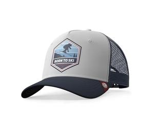The Indian Face Born to Ski White/Blue