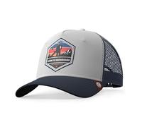 The Indian Face ®-Gorra Trucker Hombre y Mujer con Cierre Ajustable - Gorra con Visera Curva con Snapback - 60% Algodón 40% Poliester (Modelo Snowboard)