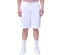 The Indian Garage Co Pantalones cortos cargo de talle medio para hombre, blanco, 44