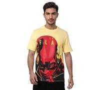 The Indian Garage Co Warner Bros. Collection - Camiseta de manga corta con cuello redondo para hombre, Amarillo polen, 40