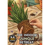 The Indoor Jungle Retreat Coloring Book: A Relaxing Plant Lover's Adult Coloring Book Featuring Cozy Green Spaces, Beautiful Houseplants, and Botanical Aesthetics for Stress Relief