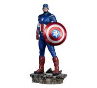 The Infinity Saga Bds Art Scale Statua 1/10 Captain America Battle Of Ny 23 Cm I