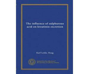The influence of sulphurous acid on kreatinin excretion