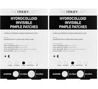 The INKEY List Los parches hidrocoloides invisibles para espinillas, contienen ácido salicílico, antiacné diurno y nocturno, veganos y libres de crueldad animal, aptos para todo tipo de piel
